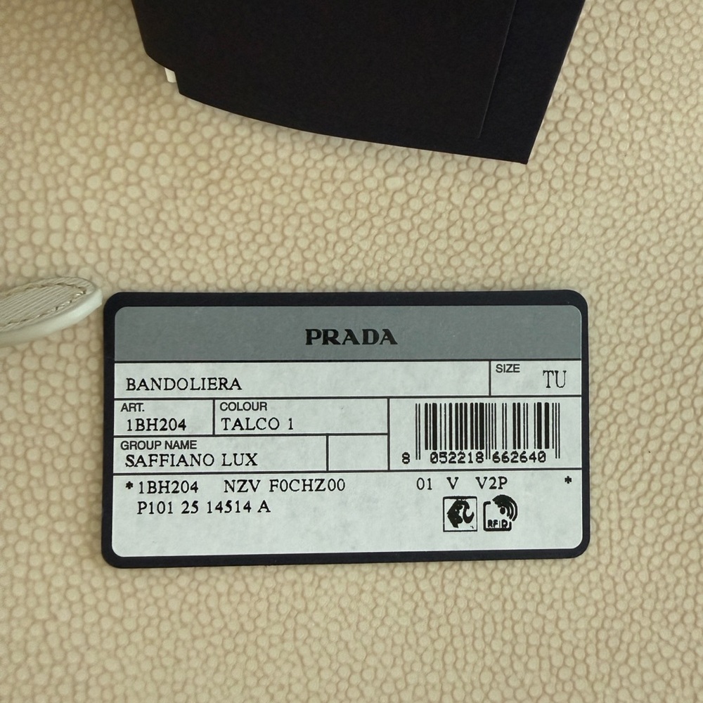 Prada Re-Edition 2005 Saffiano Leather Bag with Gold Hardware and Chain. - Picture 14 of 15